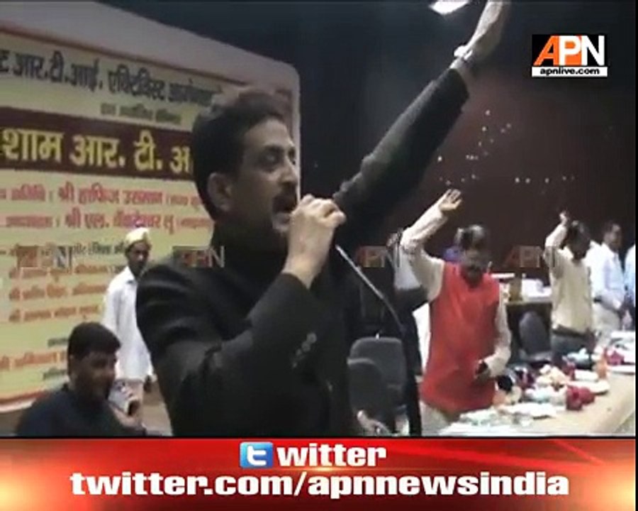 Public relation member Hafeez Usman says Jai Shree Ram in RTI meeting