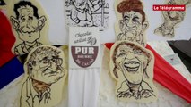 Landivisiau (29). Les caricatures en chocolat des candidats à la présidentielle