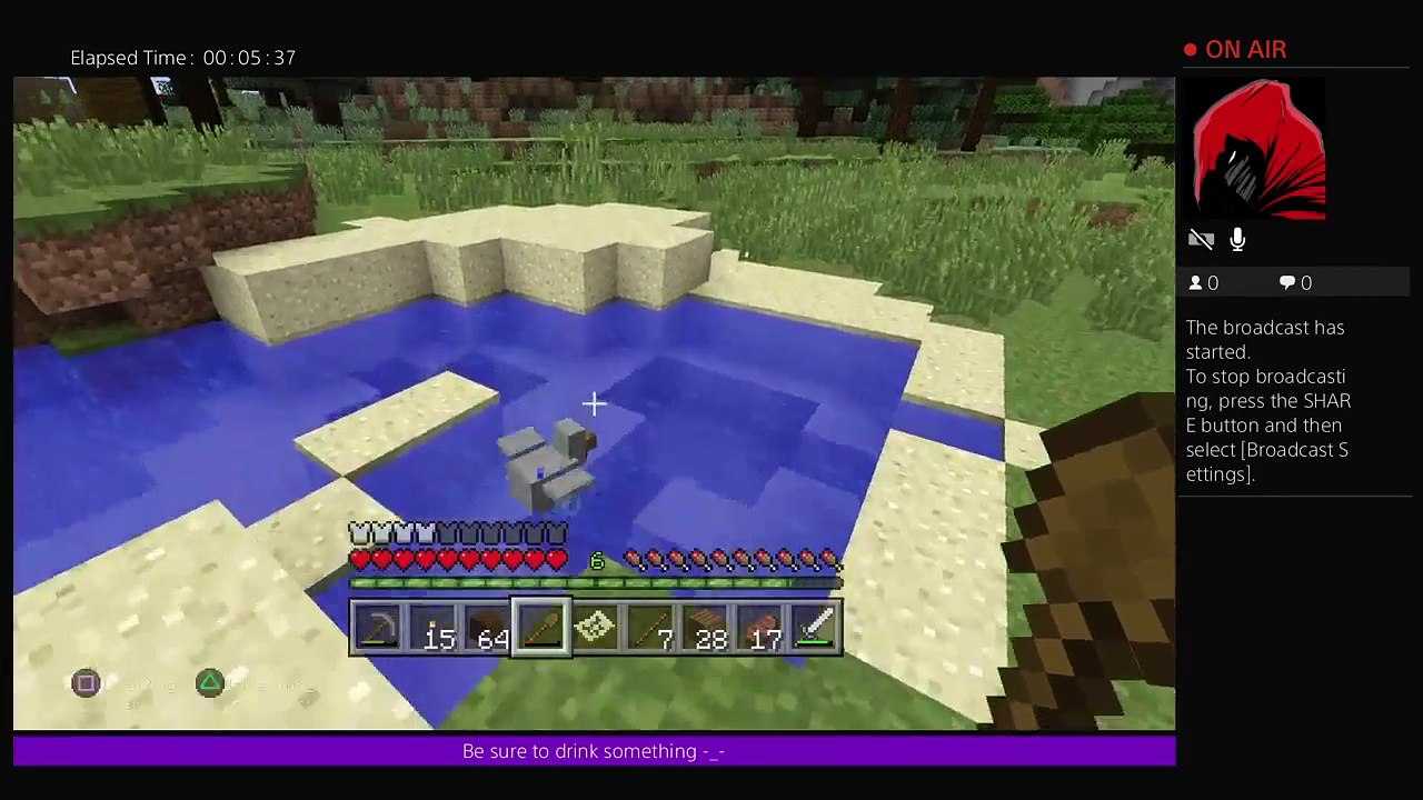 Minecraft stream come join [PS4] (5)