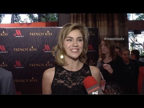 Margot Luciarte INTERVIEW French Kiss Short Film World Premiere Red Carpet