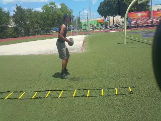 Bryan Lockley- Medicine Ball Slam