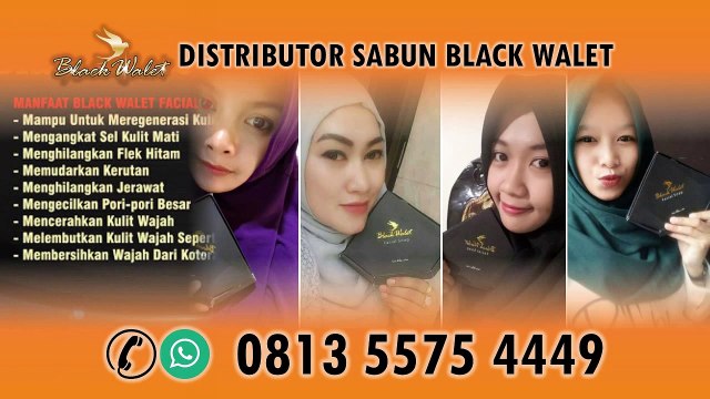 HP/WA 0813 5575 4449, Alamat Stokis Sabun Black Walet Makassar