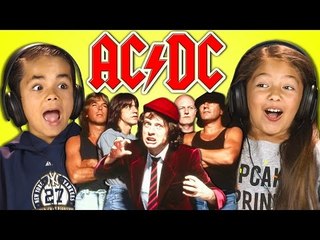 Des enfants de 5 à 12 ans réagissent à AC/DC ! Et c'est drôle !