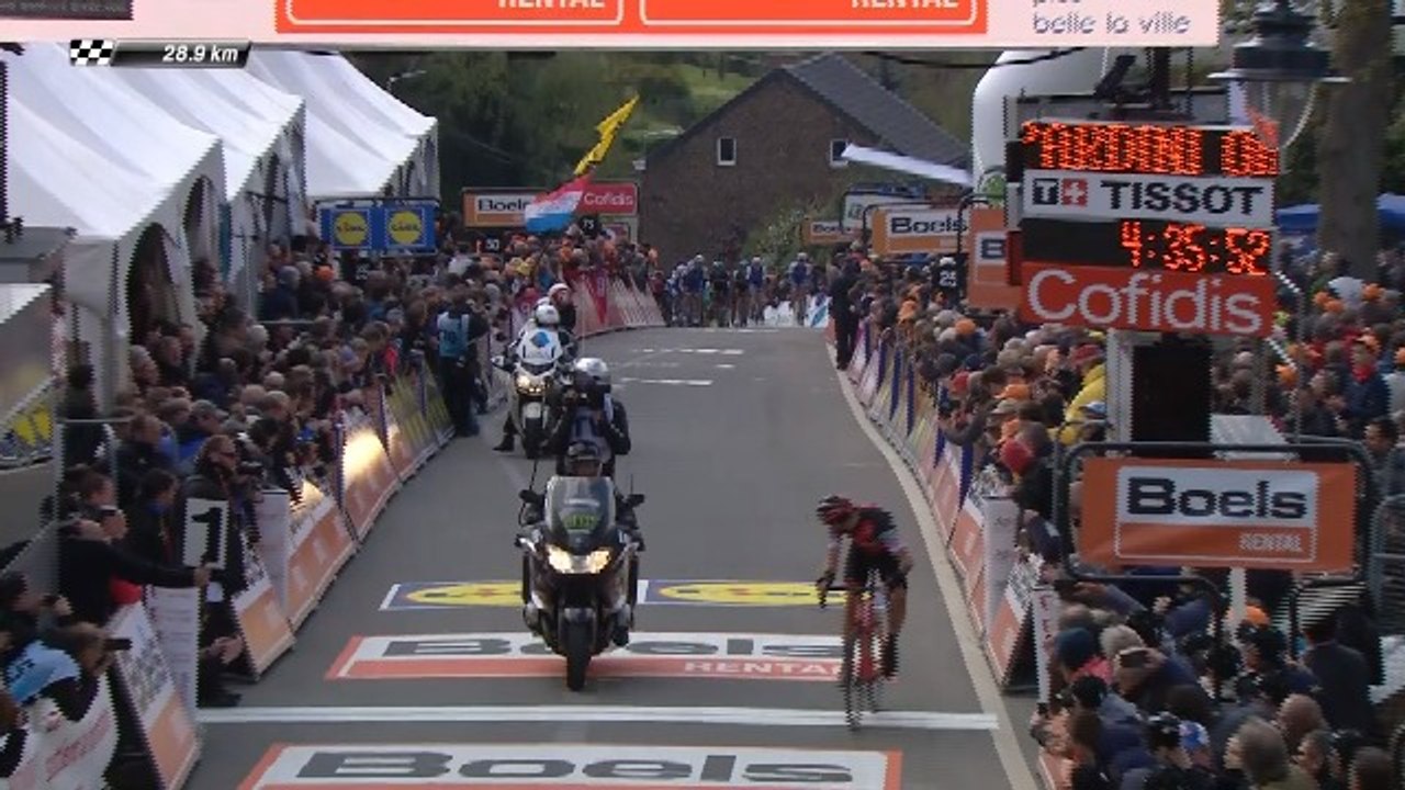 Deuxième ascension du Mur de Huy -  La Flèche Wallonne 2017