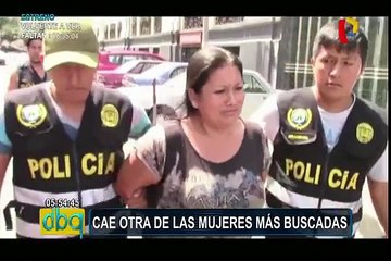 ‘Los más buscados’: cae mujer requisitoriada por secuestro y extorsión