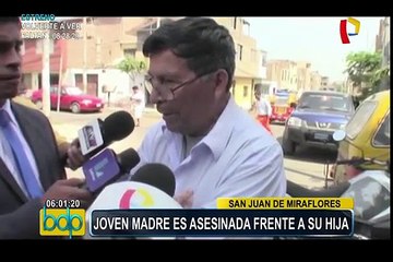 SJM: joven madre es asesinada al interior de su vivienda