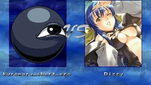ryona kuromalu vs Dizzy mugen　part1
