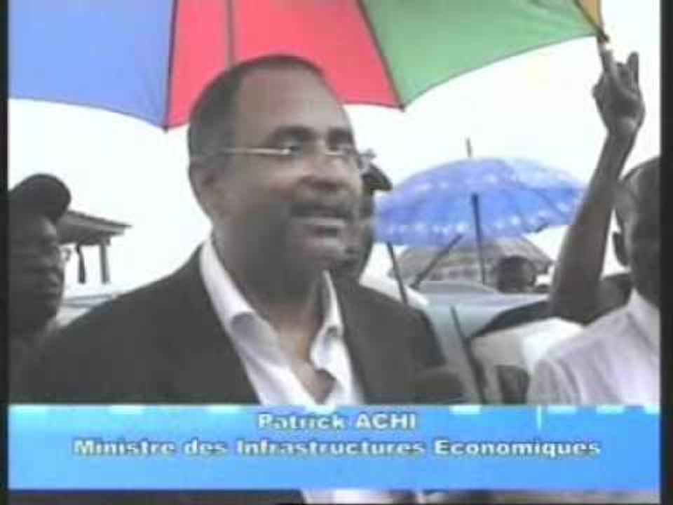 Le Ministre des infrastructures économiques a constaté les dégats sur l'autoroute du Nord