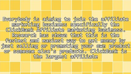 High Profits At ClickBank - Rule the Site!