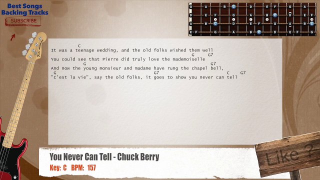 You Never Can Tell - Chuck Berry Bass Backing Track