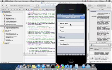 [Xamarin iOS] 07. Address Book Table與UINavigationController