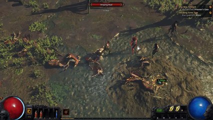 EP-10 เข้าสู่ the mud flats ค้นหารูปสลักในรัง Rhoa Path of Exile