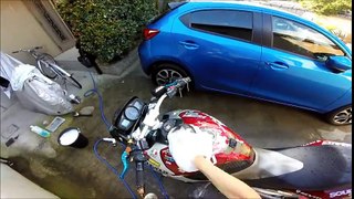 【GoPro】 Bike Washing!! 【GSR400】