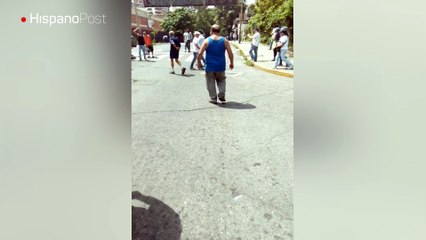 Hieren de bala a joven en punto de concentración opositora