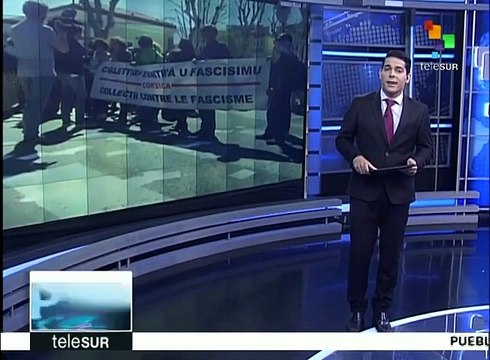 Policía francesa reprime a manifestantes que rechazan a Marine Le Pen