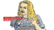 Marine Le Pen : portrait de la candidate du Front national en dessins