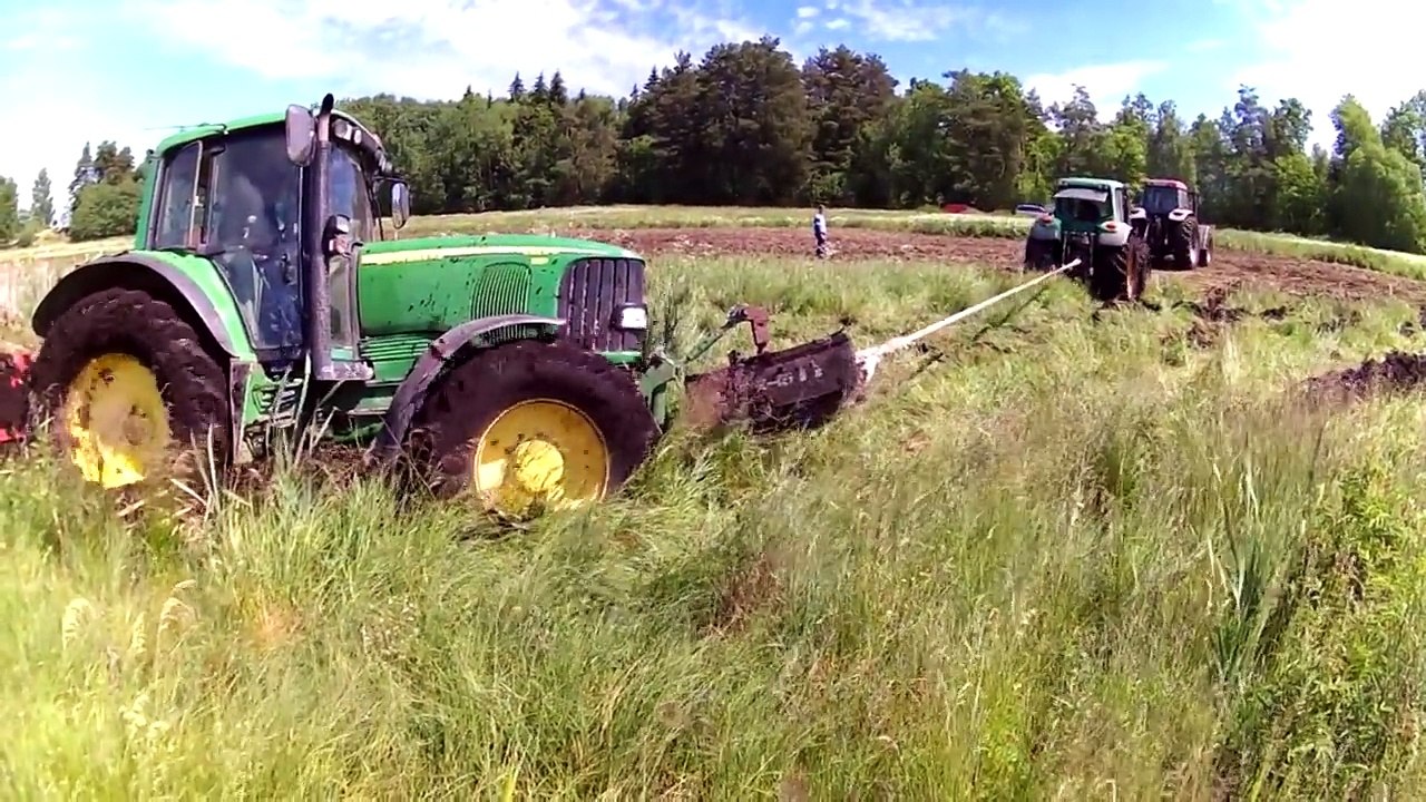 Tractor in mud