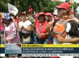 Miles de venezolanos marchan en apoyo al pdte. Maduro