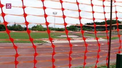 Inici de les obres de la Pista d'Atletisme