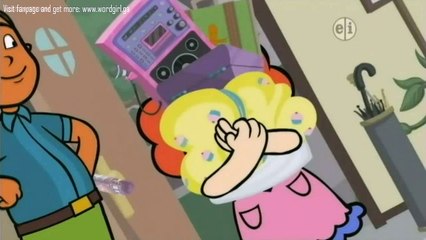 WordGirl S02E03 - Slumber Party Pooper - Line Lessons with Lady Redundant Woman WS