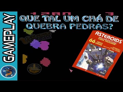 Asteroids - Que tal um chá de Quebra Pedras?- Atari 2600 - #kitsunegamereviews