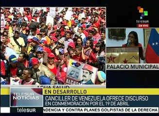 Delcy Rodríguez: Venezuela dará la batalla frente al intervencionismo