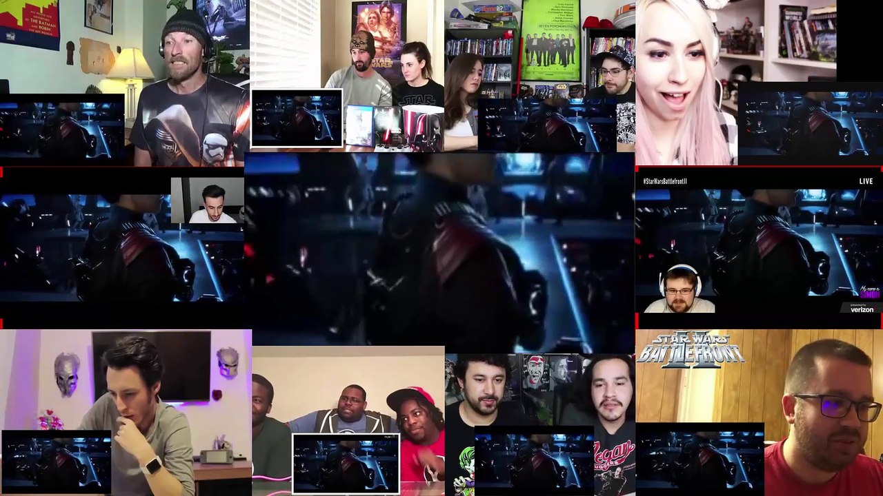 Star Wars Battlefront II- Full Length Reveal Trailer REACTION MASHUP 2