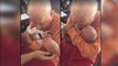 Ce papy de 105 ans fait connaissance avec son arrière petit-fils de 5 jours...Adorable !