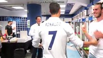Cristiano Ronaldo Celebrate Team Hotel vs Bayern Munich 2017