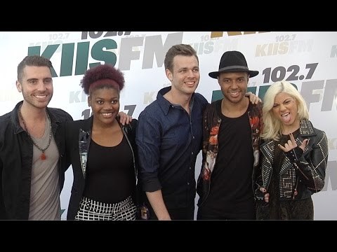 American Idol Top 5 Finalists KIIS FM Wango Tango 2015 Pink Carpet Arrivals