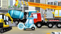 Cars Cartoon Episodes for kids with The Blue Cement Mixer Truck Bip Bip Cars 2D Animation