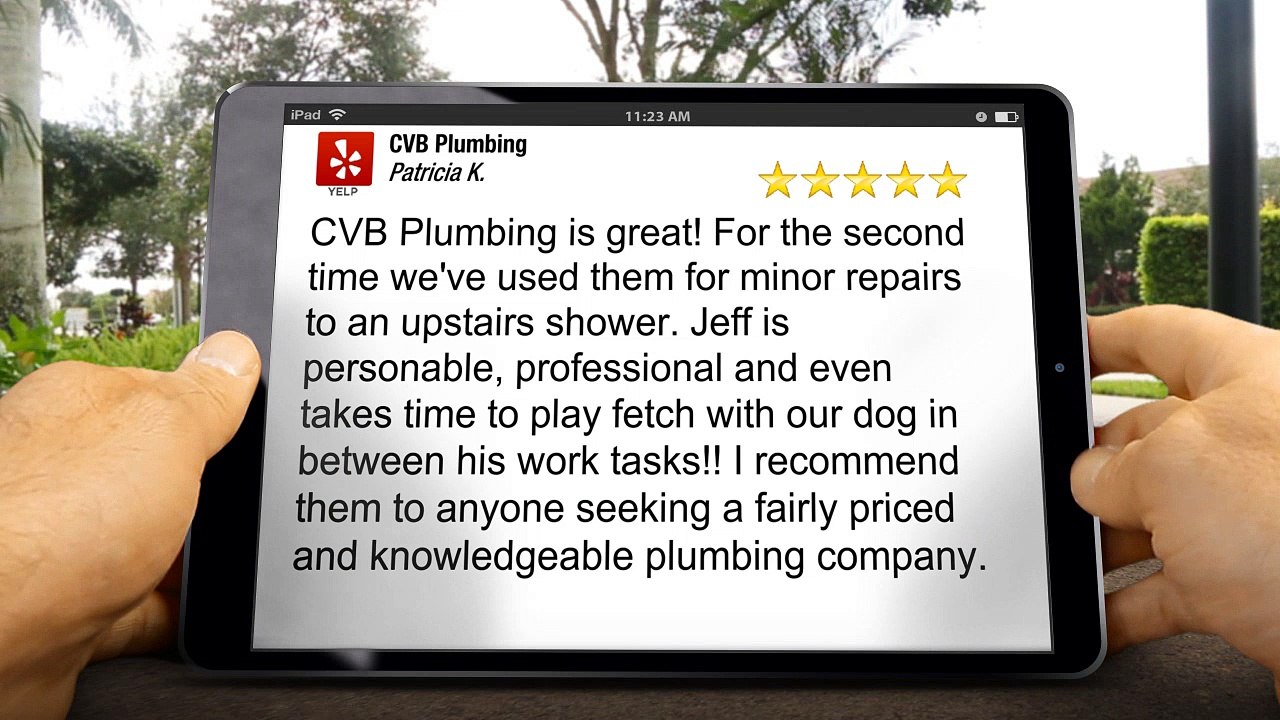 CVB Plumbing Poway Wonderful Five Star Review by Patricia K.