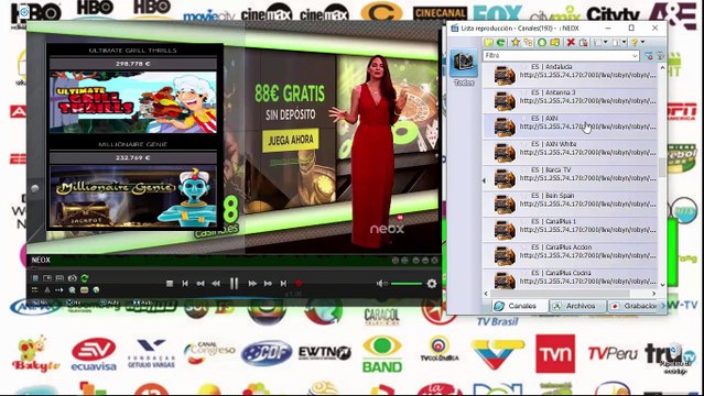 lista m3u España octubre 2017, canales españoles para ver tv gratis iptv mas reciente actualizada