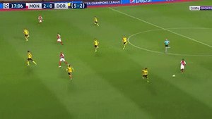 هدف موناكو الثاني في مرمى دورتموند