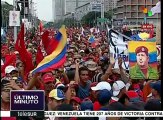 Miles de venezolanos marchan en Caracas en defensa de la paz