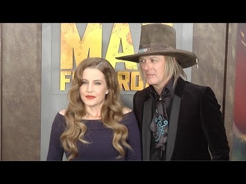 Lisa Marie Presleya and Michael Lockwood MAD MAX Fury Road Los Angeles Premiere