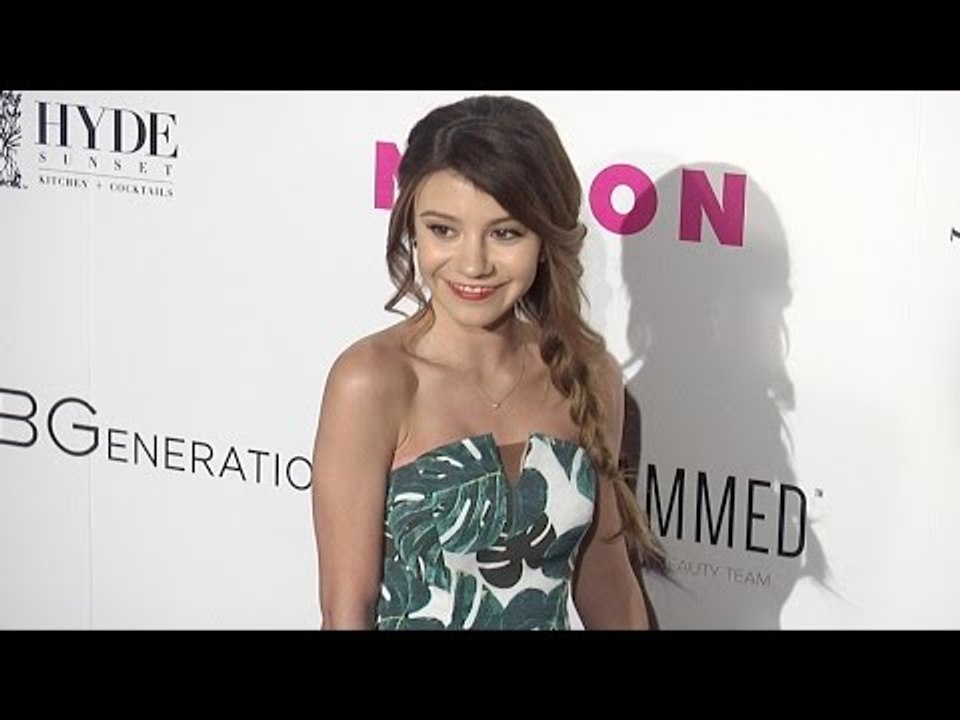 G. Hannelius NYLON Young Hollywood Party 2015 Red Carpet Arrivals