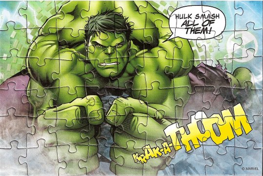 Puzzle Game The Hulk - Marvel - Jigsaw Puzzles - Puzle Kid