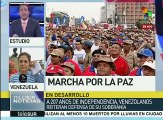Venezuela: marea roja toma Caracas en defensa de la paz y soberanía