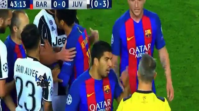 سقوط قوي لميسي امام يوفنتوس (برشلونة ويوفنتوس) [19/4/2017] حفيظ دراجي - دوري ابطال اوروبا HD