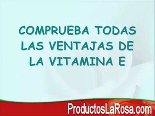 VITAMINA E para piel sana