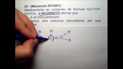 16° Exercício de Química Orgânica