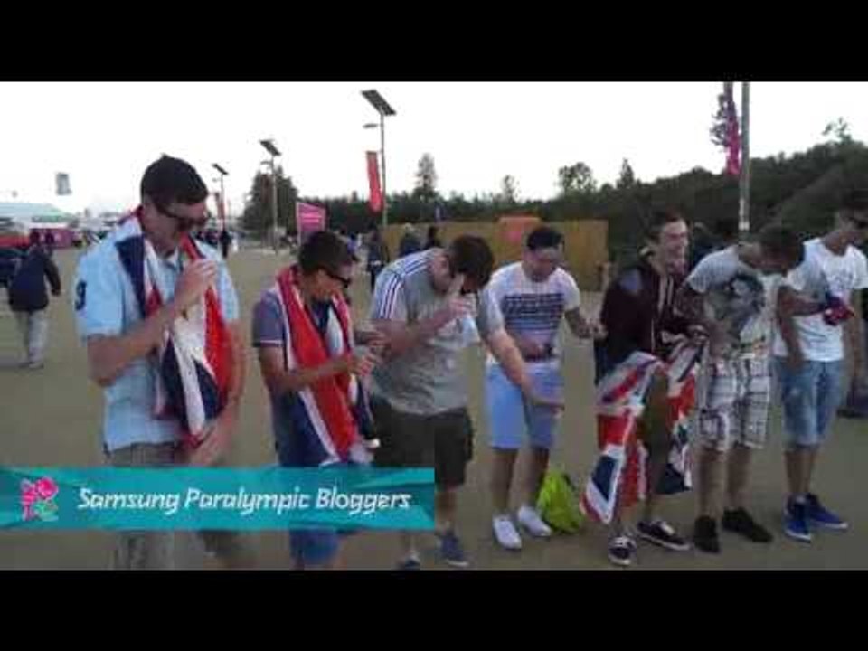 IPC Blogger - GB Fans dance for the Paralympics, Paralympics 2012