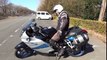 大型リッターバイクの乗車・降車　セパハンで使える旋回フォームとはBMW K1200S