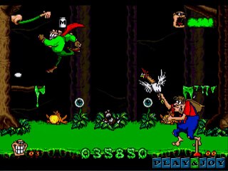 Boogerman - Flatulent Swamps - boss fight (sega mega drive)