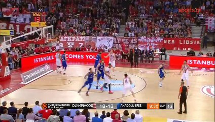 Olympiakos 87-72 Anadolu Efes  – Full Highlights – 19.04.2017