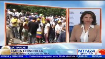 “El espacio para el diálogo está cerrado”: Laura Chinchilla, expresidenta de Costa Rica, sobre movilizaciones en Venezue
