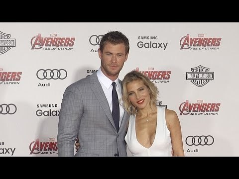Chris Hemsworth and Elsa Pataky Avengers: Age of Ultron World Premiere Red Carpet
