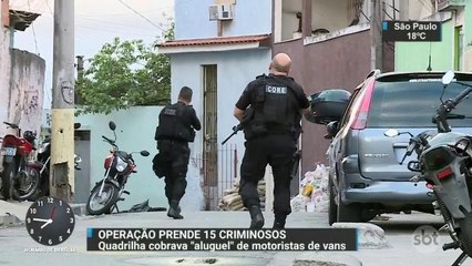 Polícia desarticula quadrilha que cobrava ´aluguel´ de motoristas de vans no Rio