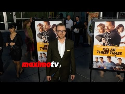 Simon Pegg Kill Me Three Times LA Premiere Red Carpet